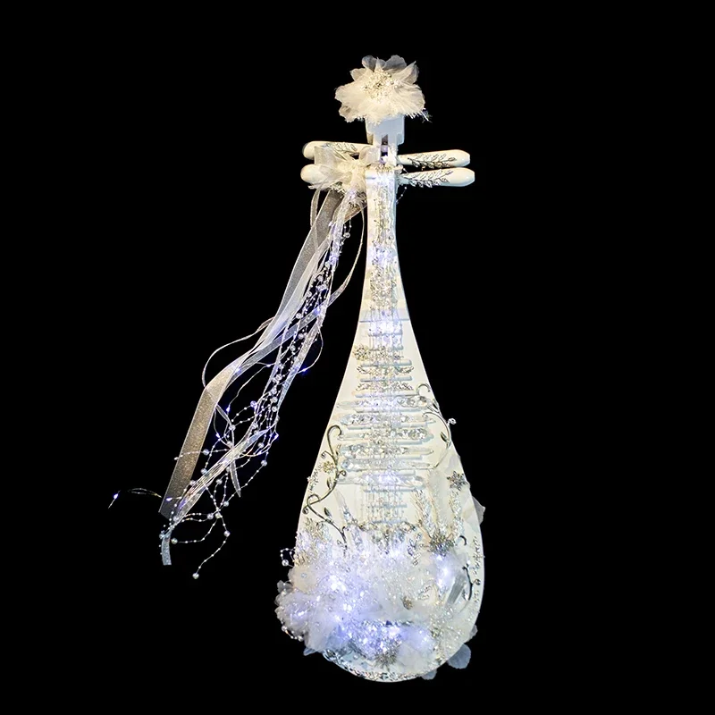 Handmade Chinese style Lolita Hanfu crystal pipa catwalk photography props