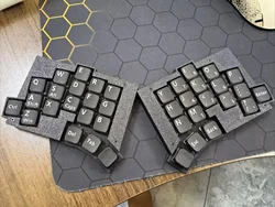 TOTEM 38key Kailh Choc V1 Axis SplitKeyboard Custom Bluetooth/wired Tpye-c HotSwap QMK Ergonomics Split Mechanical Keyboard