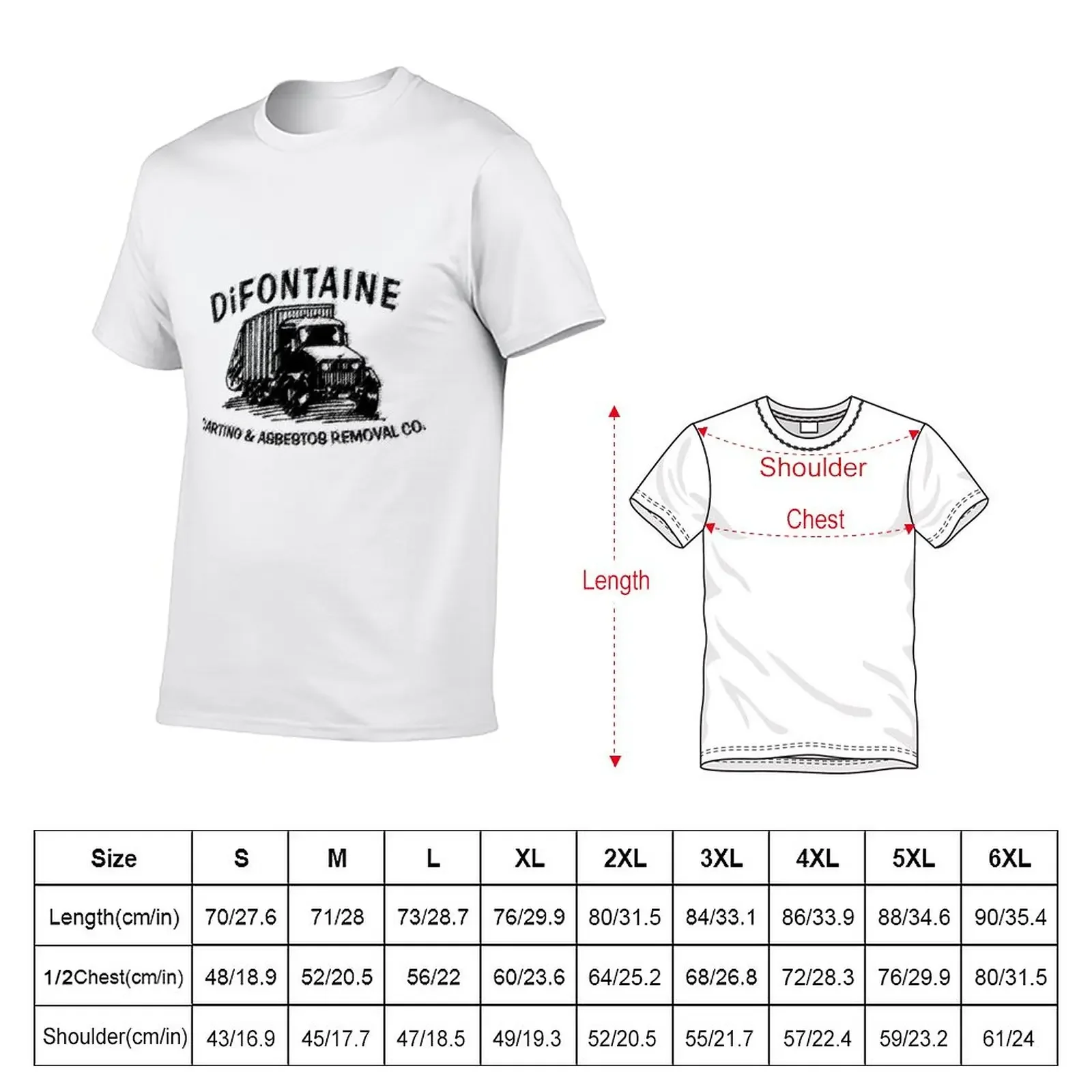 Difontaine Trucking And Asbestos T-Shirt Aesthetic clothing aesthetic clothes Short sleeve tee mens graphic t-shirts pack