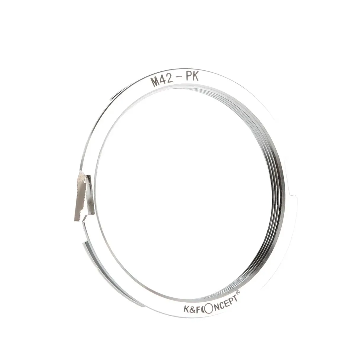 Adapter K&F Concept M42-PK do obiektywów z mocowaniem M42 do aparatów z mocowaniem Pentax PK K-1 K5II K3II K30 K50 KS2 KS1 Pierścień adaptera obiektywu — zdjęcie produktu 2
