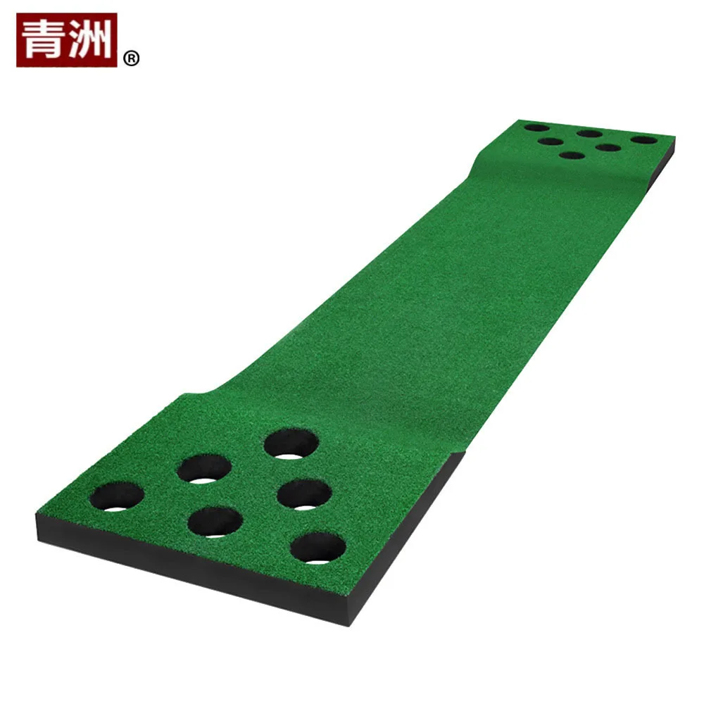 Indoor golf putting green, multi-hole training, golf practitioner office/home