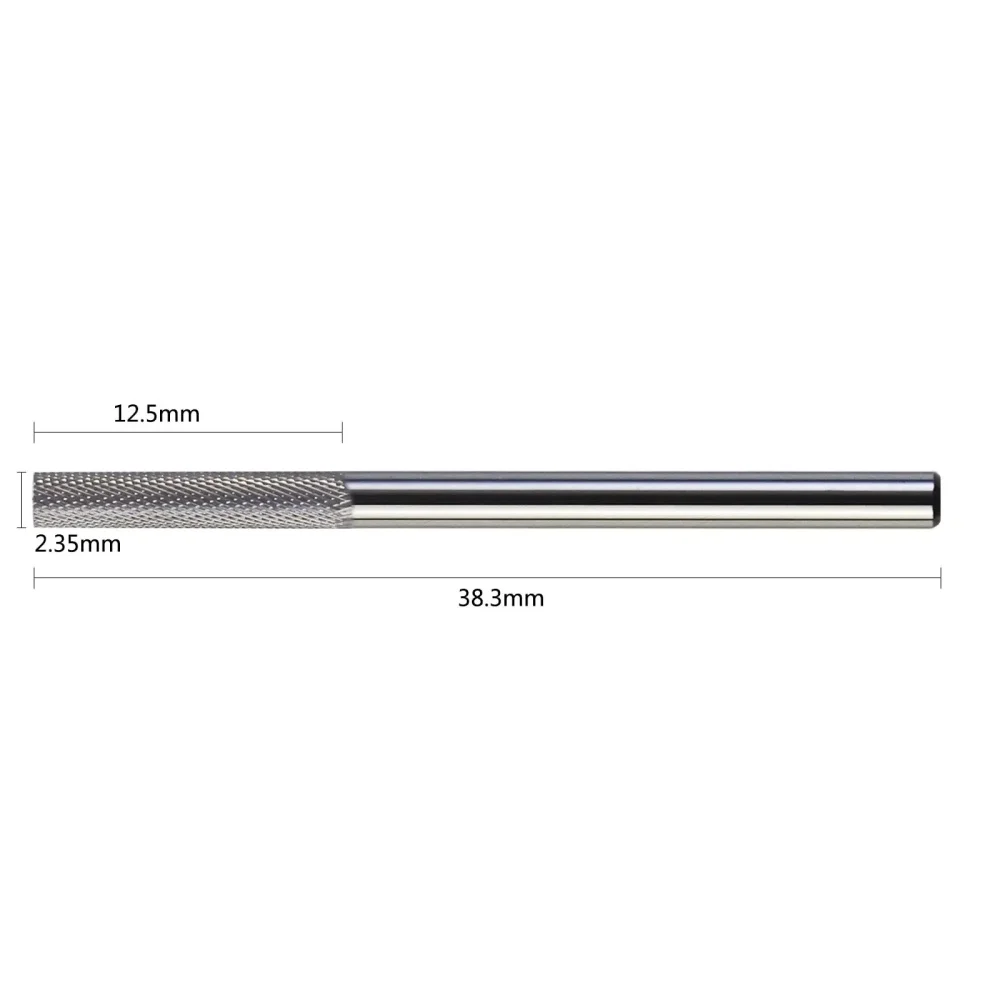 Carbide Tungsten Milling Cutter Burrs Electric Nail Drill Bit Cuticle Polishing Tools for Manicure Drill 3XF Nails Accessories