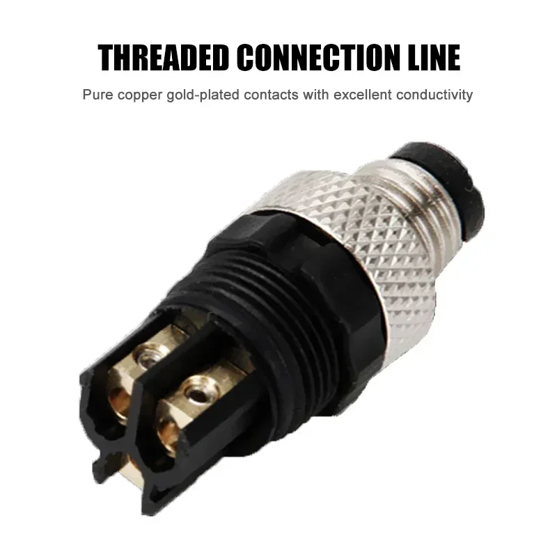 Curved Straight Head M8 Sensor Waterproof Connector Cable Industrial 3 4 6 8 Pin Injection Molded Aviation Male Female Plug Line