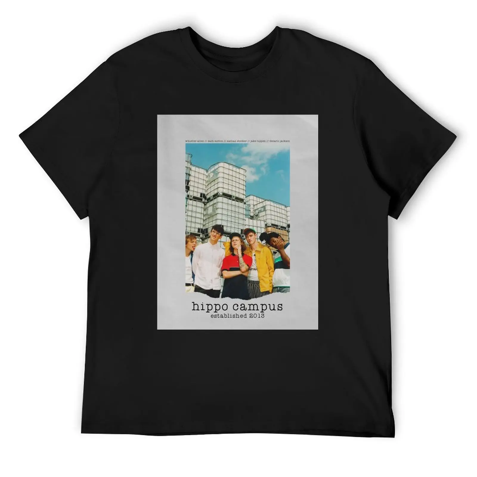 

hippo campus 2018 poster (paper) T-Shirt Personalized t-shirt oversize t-shirts man funny costumes T-shirt men