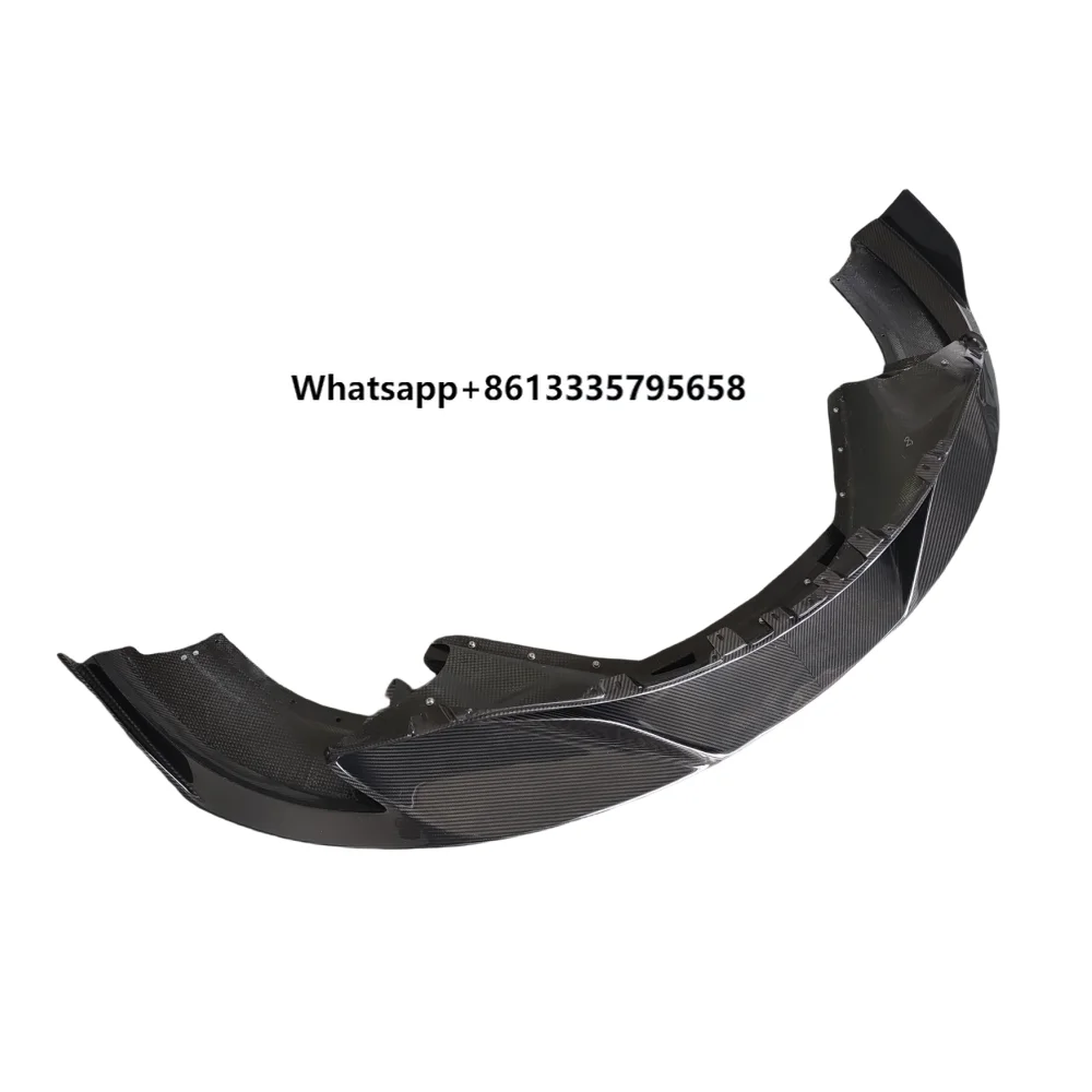 

Used for McLaren 720S Upgraded Ry Style Carbon Fiber Front Bumper Lip Separator Front Lip Body Kit