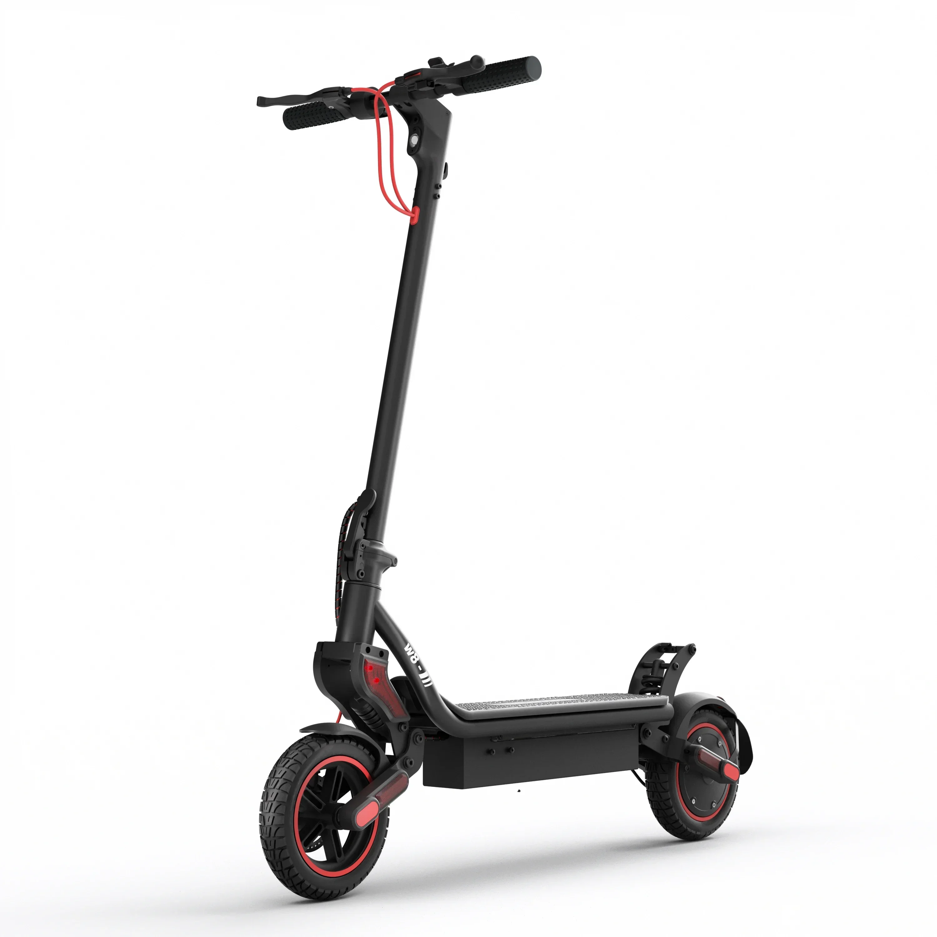 Scooter W8 500W Scooter électrique 9.3 pouces pneumatique tout-terrain e-scooter 10.4Ah 40 KM/H double Absorption des chocs Scooters