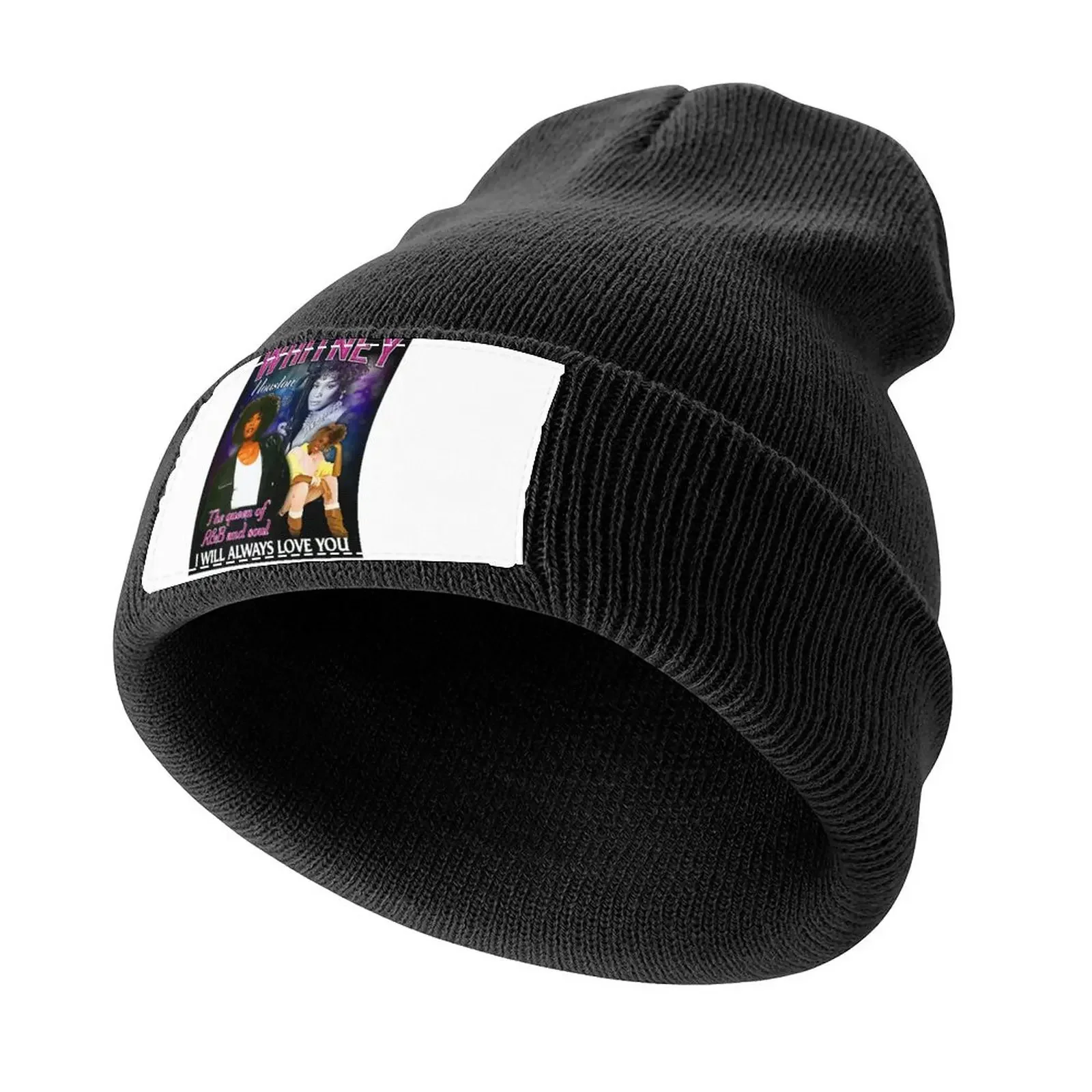 Whitney Houston So Emotional Queen Of RB Soul I Will Always Love You Retro Tee I Love This Shir Knitted Cap