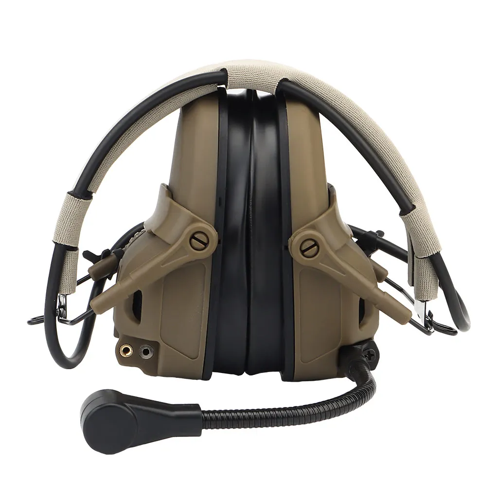 WOSPORT Electronic Earmuff Shooting Headset Hearing Protection Adjustable Ear Protector Muff with Microphone Accessory