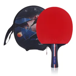 LOKI X1 Table Tennis Racket with LOKI RXTON Rubber Sponge Racket Bag Case 1-Star Original LOKI Ping Pong Bat Paddle