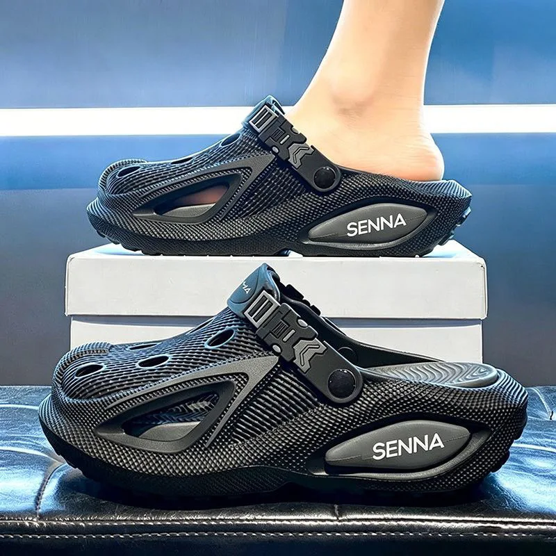 

High-quality thick-soled hole shoes men's summer outer wear new wear-resistant, non-slip and deodorant men's shoes sandals
