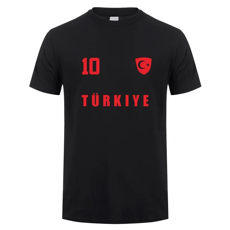 

Turkey Footballer T Shirt Summer Cool Men Cotton Short Sleeve Turkey Tshirts Gift Man Tee Tops OT-018