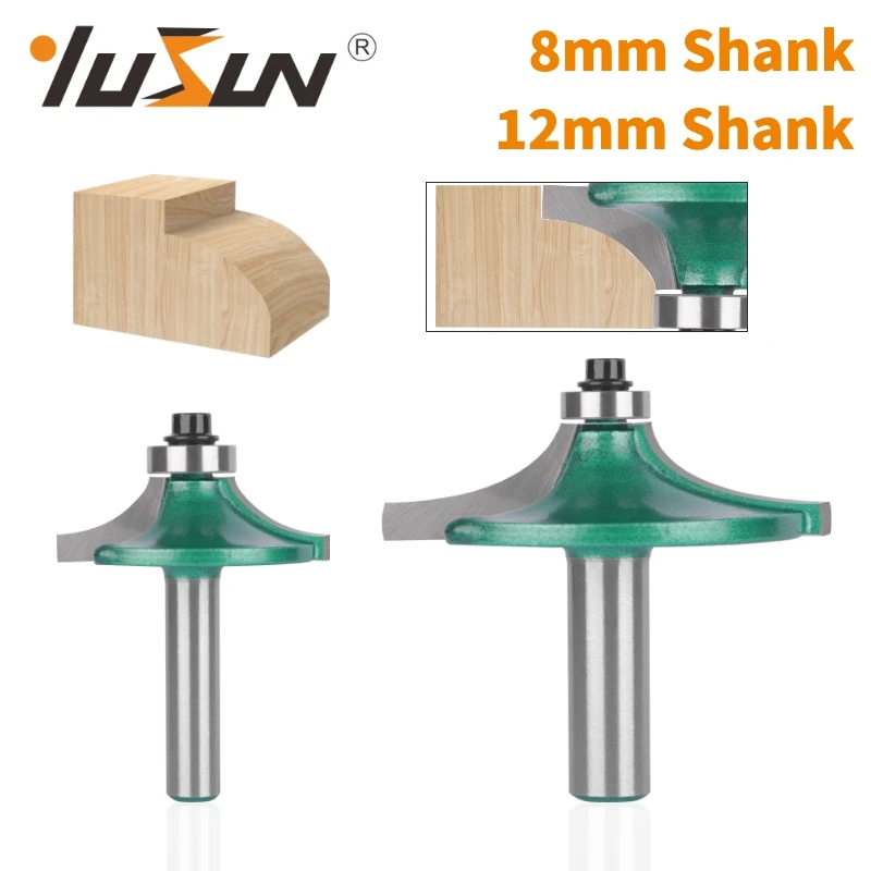 YUSUN 8MM 12MM Shank Table Edge Bit Router Bit Woodworking Milling Cutter For Wood Bit Face Mill Carbide Cutter End Mill