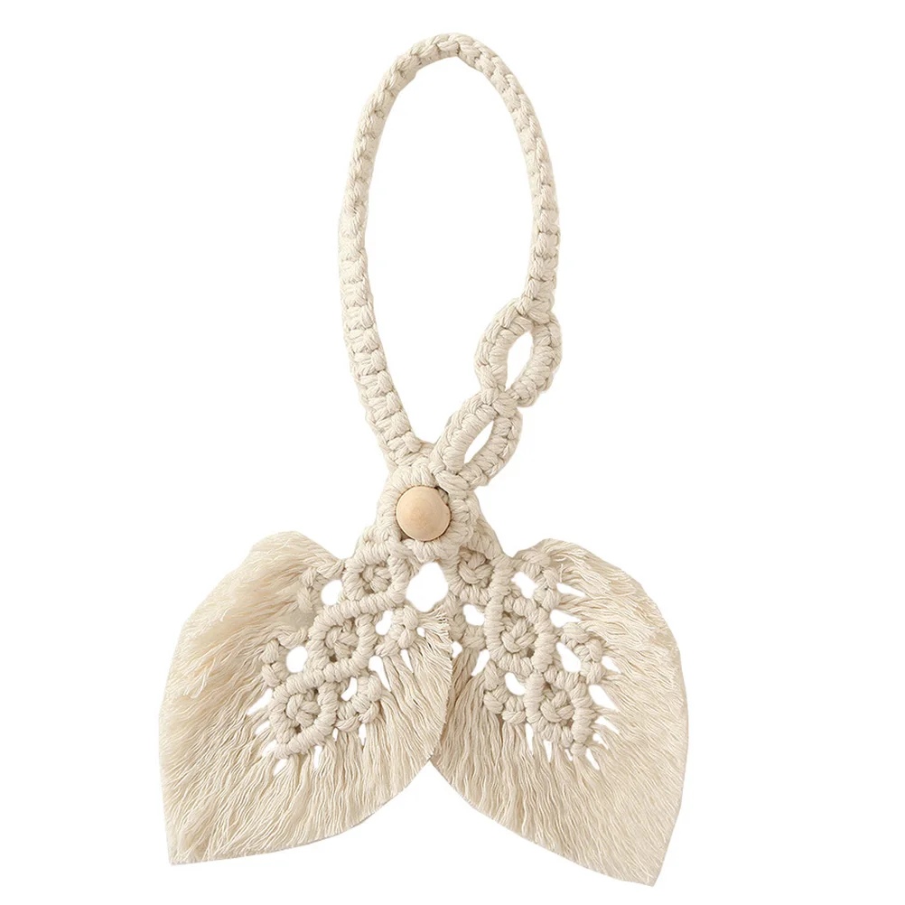 1 قطعة رباط للستائر على الطراز البوهيمي اليد محبوك حبل الزخرفية حزام قابل للتعديل لنافذة المنزل ديكور معلق إكسسوارات الستائر