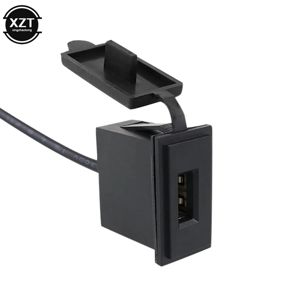 Mini Usb Charger Socket 2.4A 12v For Motorcycle Auto Truck ATV Boat Car RV Bus Waterproof Power Adapter Outlet For All Phones ﻿
