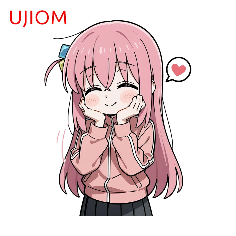 UJIOM NSFW Gotoh Hitori Cartoon Graphics Wall Sticker Ingenious Functional Vinyl Decal Waterproof Unique Adhesive Decoration