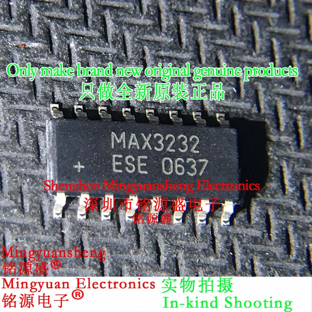 

Mingyuan Sheng Brand New Original Genuine Max3232Ese+T Max3232Ese+ Max3232Ese Max3232 Package Sop16 Ic Chip 1/5/10/25/50/100/Pcs