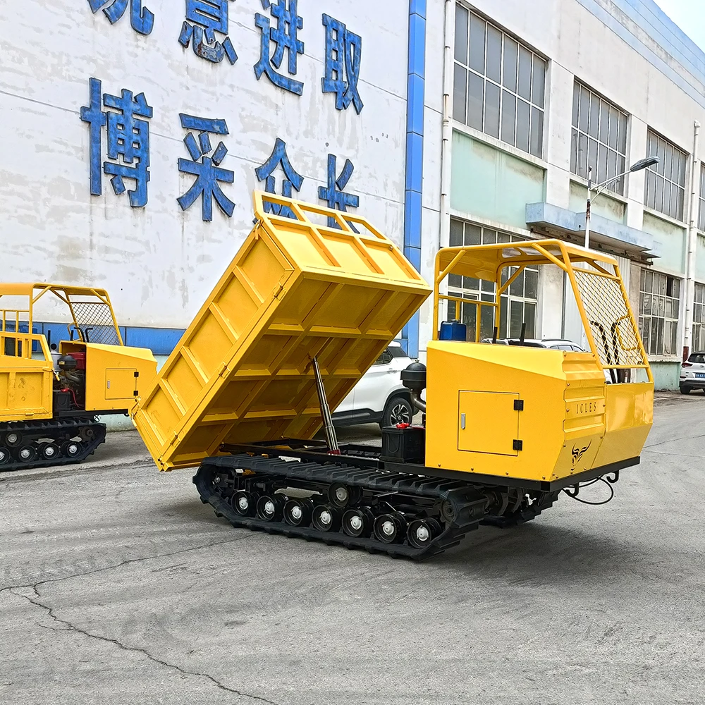 Chinesische Marke Raupenträger Rotary Tipping Mini Track Loader Crawler Dump Mini Dumper