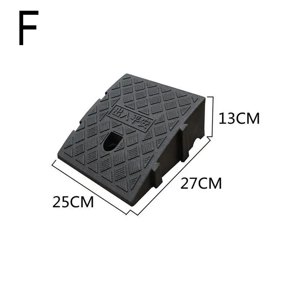 Zware Oprit Ramps7/13cm Hoogte Draagbare Anti-Slip Auto Wiel Chock Set Drempel Oprit voor vrachtwagen Trailer Motor Garage