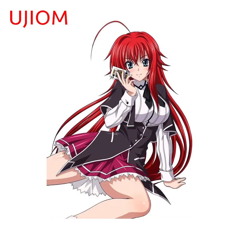 UJIOM Character Rias Gremory PVC Wall Sticker Card Master Anime Girl Peripheral Decal Bedroom Bathroom Alluring Decoration