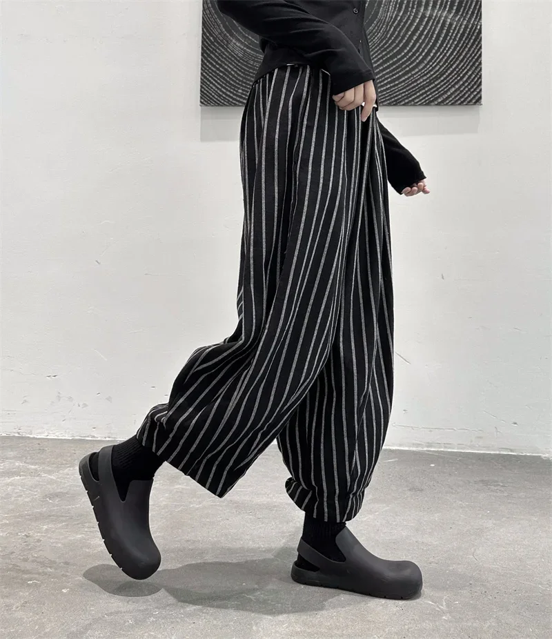 UMI MAO Yamamoto Dark Autumn Niche Design Sense Daddy Trousers Female Loose Casual Pant Men Women Femme Y2K