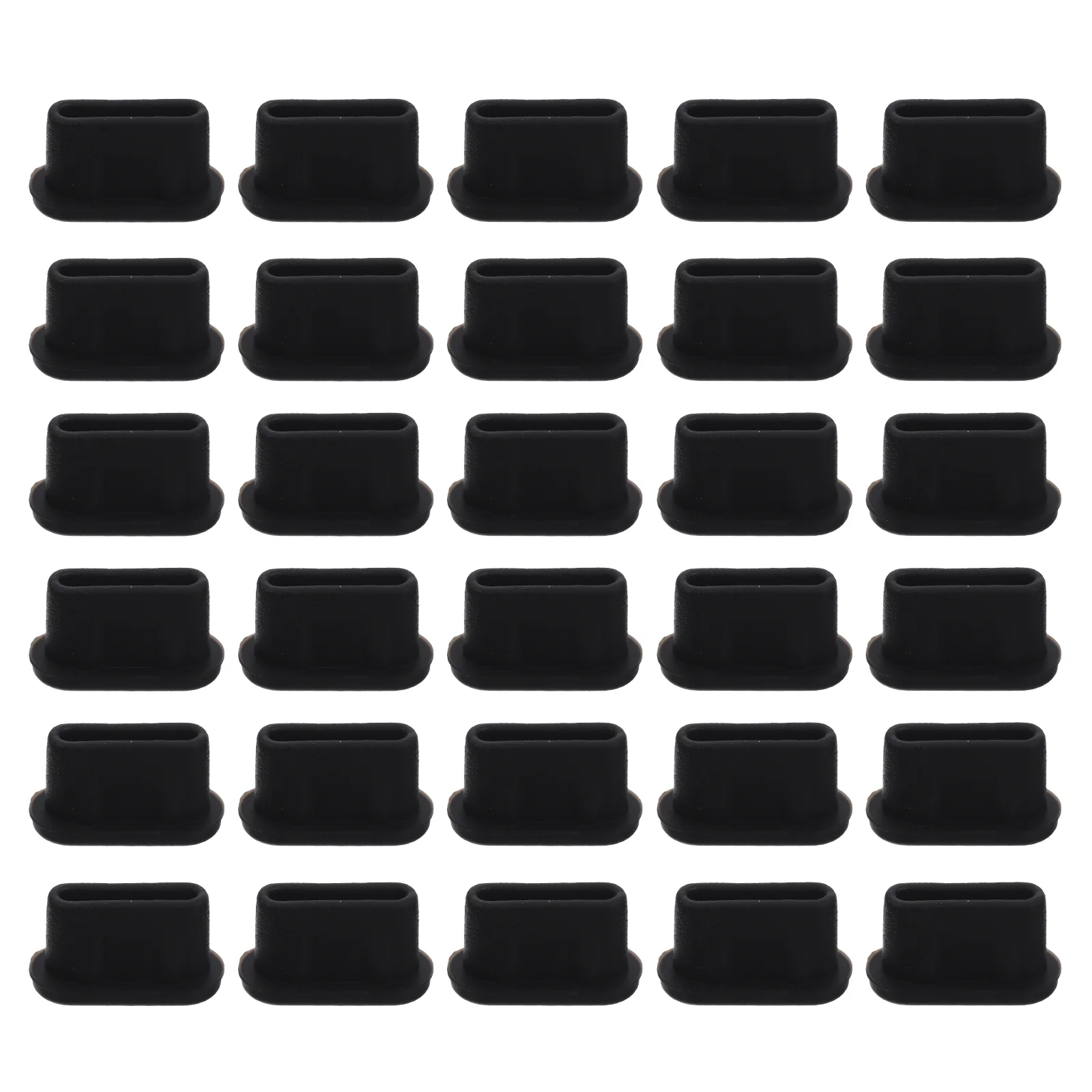 30 Pcs Data Cable Dust Plug USB Headset Laptop Anti- Scratch Plugs Cap Charging Port Protector Computer