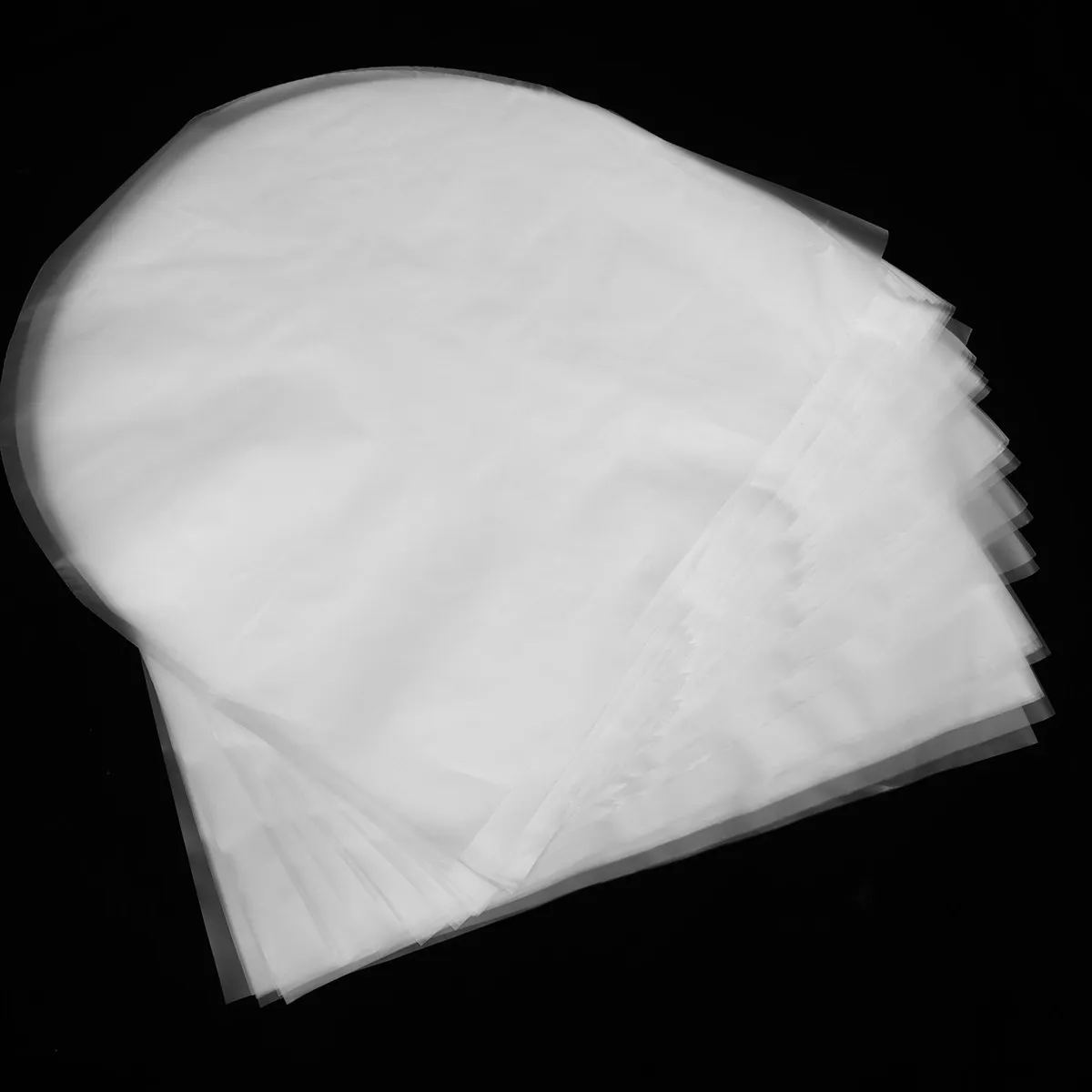 50Pcs Record Sleeve Clear Plastic Vinyl Protector for 12 Inch Albums Dust Scratch Data Corruption Protection Flap Free Design