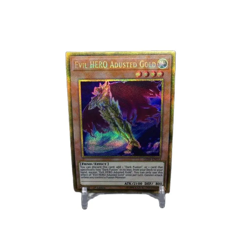 

Yu Gi Oh DIY custom GSR English evil hero dark star golden demon game card collection