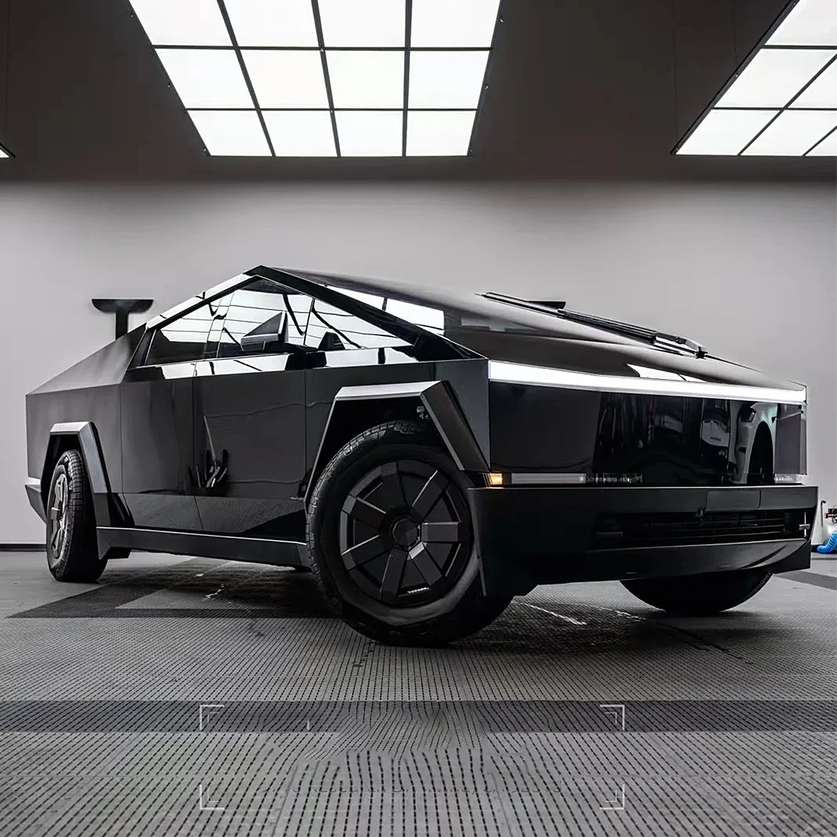 Pre-cut PPF Bright Black Film For Tesla Cybertruck 2024-2026 DIY Color PET Paint Protection Film Color Changing Film Vinyl Antiscratch Cover Resistant Car Accessories