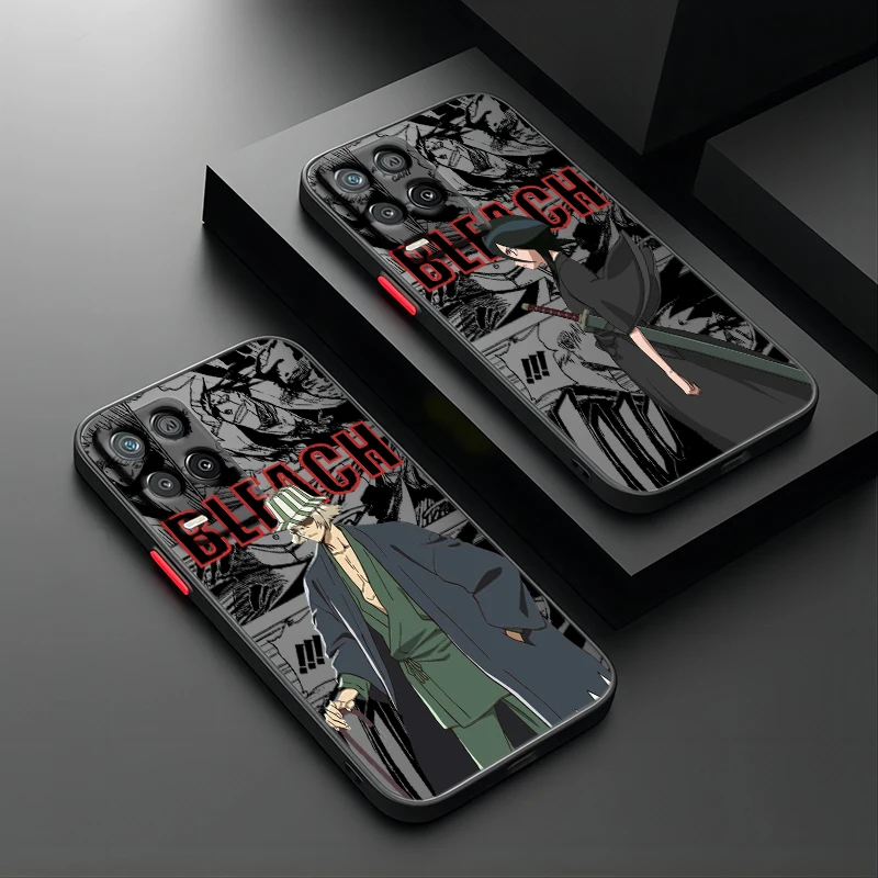 Anime BLEACH Cool For OPPO Realme 11 20 9 9i 8i 8 7i 6S 6i 6 5i 5 Pro Plus Global TPU Frosted Translucent Phone Case