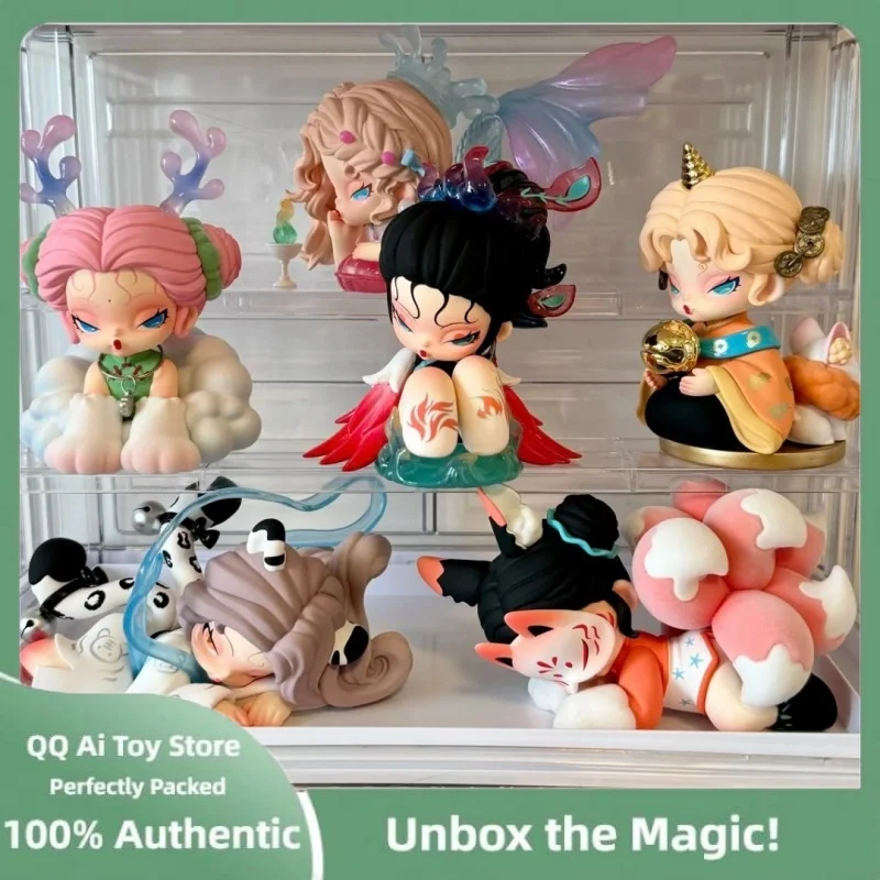 

Original Dodo Nami Floating Mountains And Seas Series Blind Box Kawaii Action Anime Figure Toys Desktop Ornament Dolls Gift