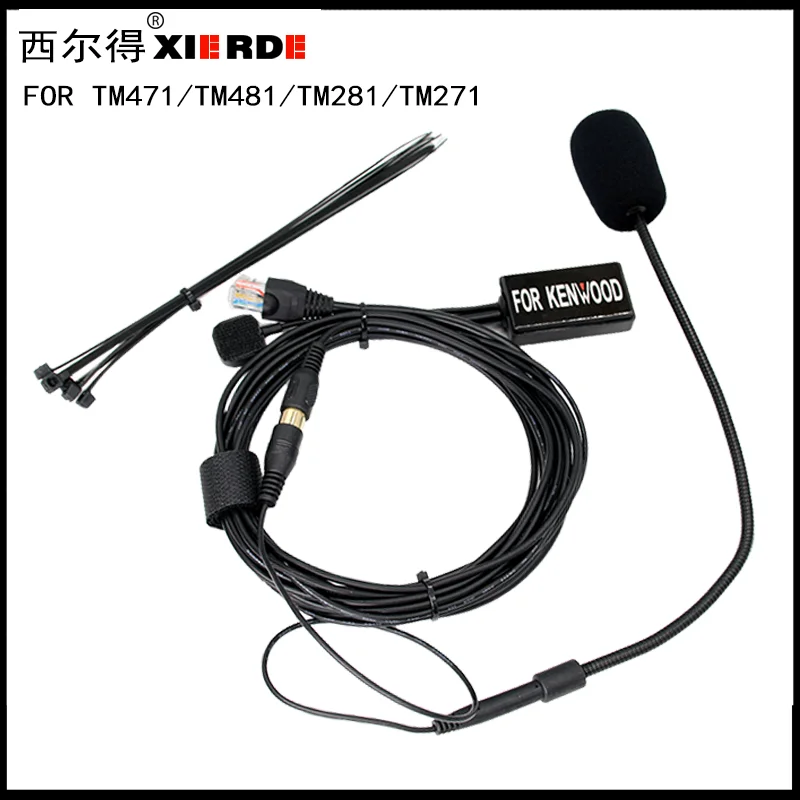 

Finger PTT Mic 8Pin Speaker Hands-free Microphone For Kenwood TM471 TM481 TM261 TM271 TM281 TK8108 TK868G TK760 Car Mobile Radio