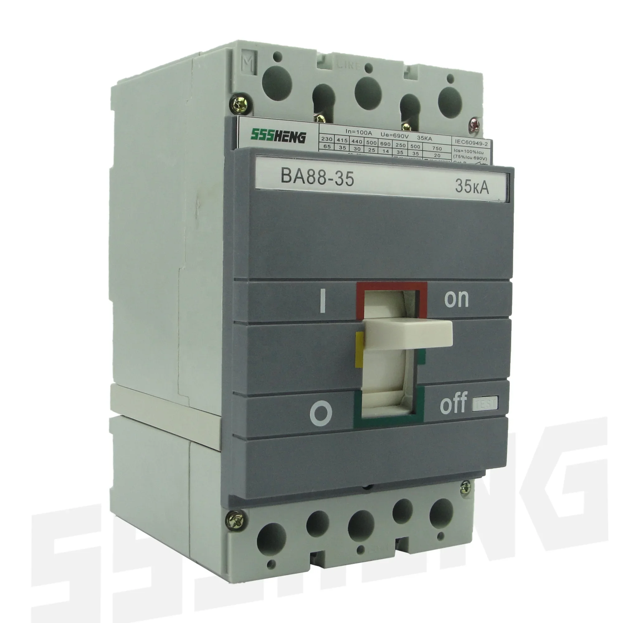 Electric BA88-35 250A 3P 35kA MCCB VA88 MCCB BA88 Circuit Breaker