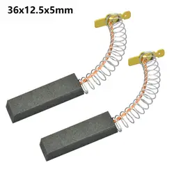 2Pcs Electric Motor Carbon Brush Graphite Brushes For BOSCH NEFF For SIEMENS WASHING MACHINE 36x12.5x5mm