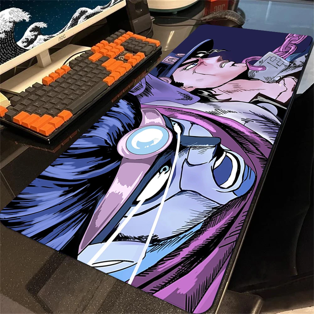 Jojo Bizarre Adventure Gamer Keyboard Pad Non-slip Mat Mousepad Anime Gaming Accessories Mouse Mats Pad on The Table Diy Deskmat