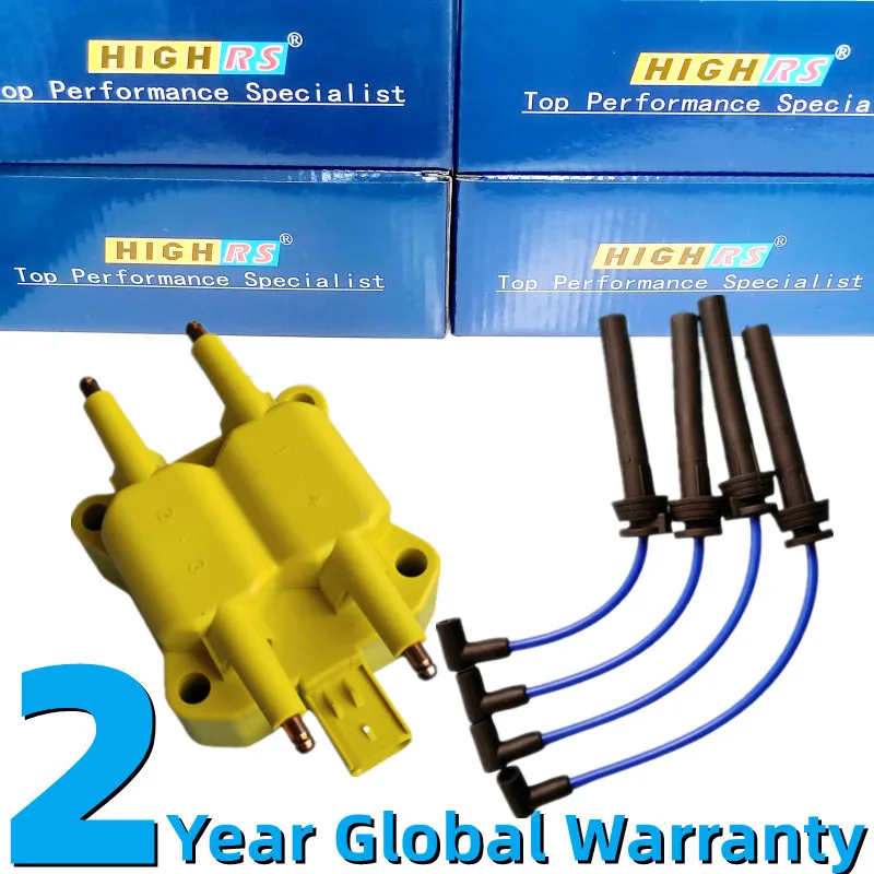 UF758 Mini Cooper S R50 Ignition Coil Spark Wire for 12137510738 12131487707  02-08  R52 R53 W11B16A Cabrio 1.6L