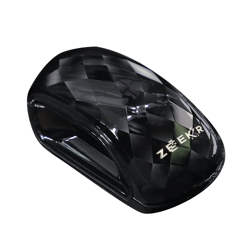 For 2021-2025 ZEEKR 001 K9 Dark Black Special Crystal Gear Handle Knob Crystal Knob Interior Car Modification Accessories