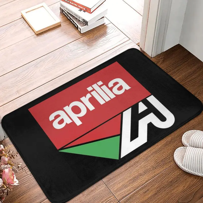 Custom Racing Aprilia Doormat Mat Anti-Slip Motorcycle Bathroom Kitchen Bedroom Rug Carpet 40*60cm