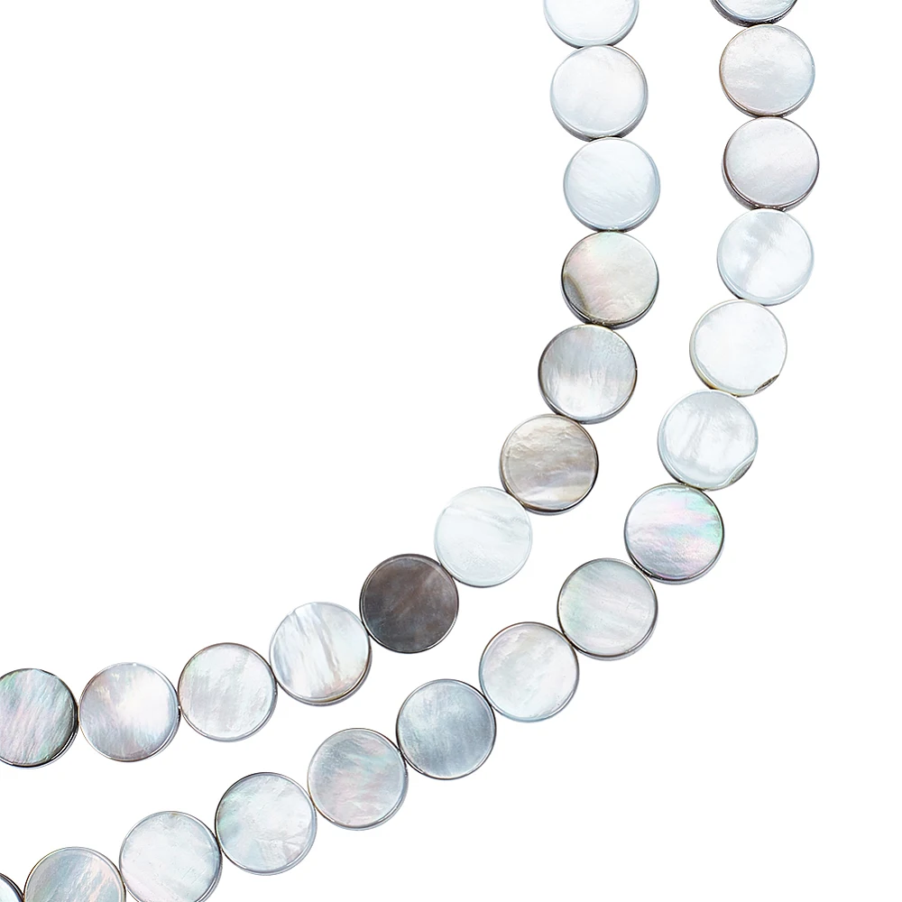 

Black Lip Shell Beads Strands Flat Round 10x3.5mm Hole: 0.6mm 40pcs/strand 15.35 inch(39cm)
