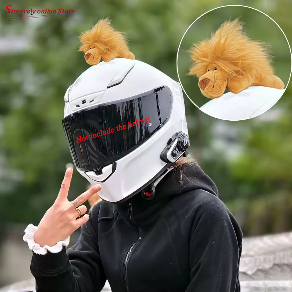 

Hot Sale Cute Plush Cat Ears Motorcycle Helmet Stickers Kit for Women Girls, Kawaii 3D Helmet Decors Accessories Styling Gift