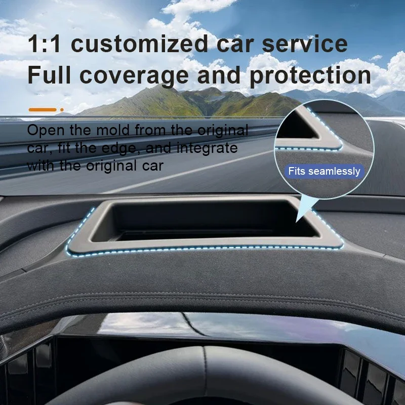 لسيارات BMW 7 Series G70 i7 2023-2025 غطاء حماية HUD للسيارة مضاد للانعكاس شاشة علوية غطاء مقاوم للخدش قطع غيار السيارات