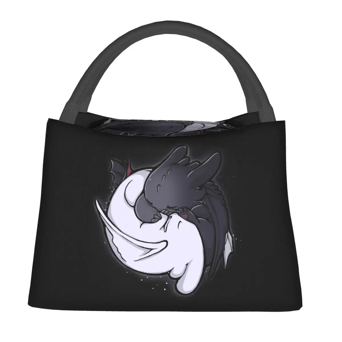 Toothless And Light Fury Lunch Bags Insulated Bento Box Resuable Lunch Tote Picnic Bags Thermal Bag for Woman Kids School