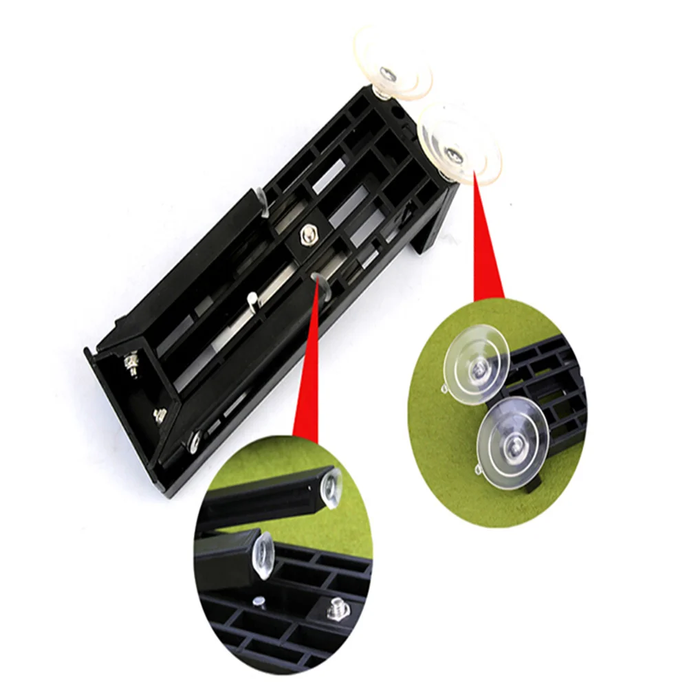 Kit de afilador de ángulo fijo para cocina 180 #   400 #   800 #   1500 #   Afilador de cuchillos de acero inoxidable con ángulo de fijación