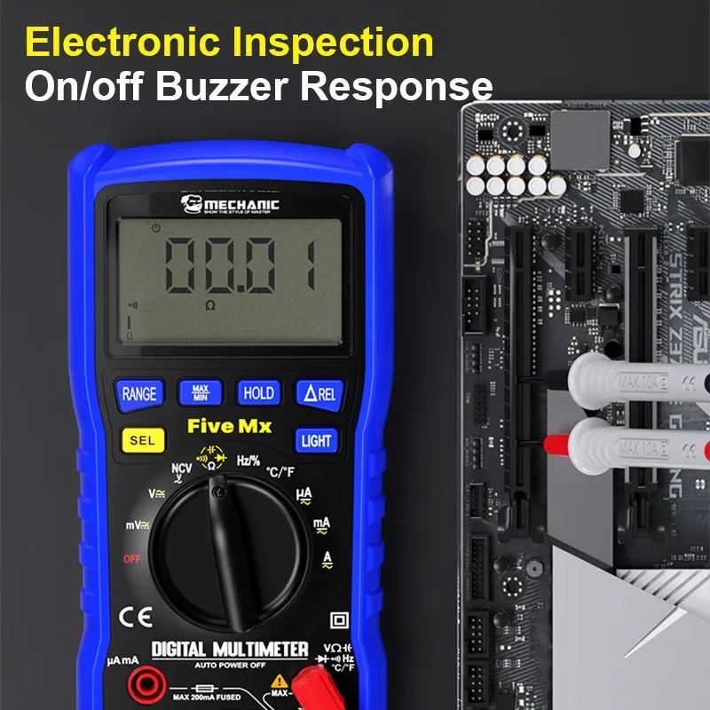 Imagem -06 - Mecânico-multímetro Semi Digital para Reparação de Telemóveis Multímetro de Detecção de Temperatura de Alta Precisão Cinco mx Bit