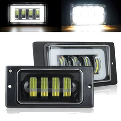 2X Fog Lamp For Lada 2110 -2117 For Kamaz For Niva Chevrolet For Vaz 2114 Van LED fog lights Headlight DRL Driving Lights White