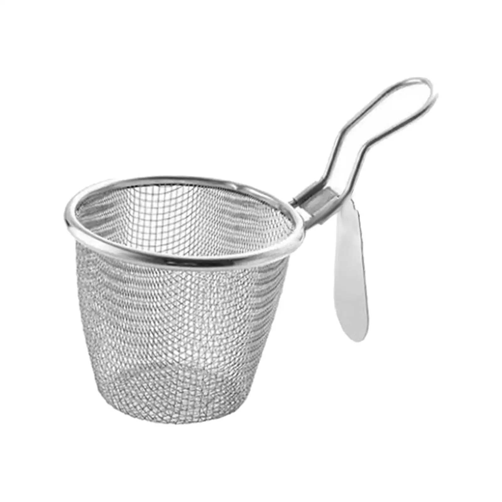 Mesh Noodle Colander Stainless Steel Pasta Strainer Fry Basket for Cooking Draining Soup and Vegetable Food