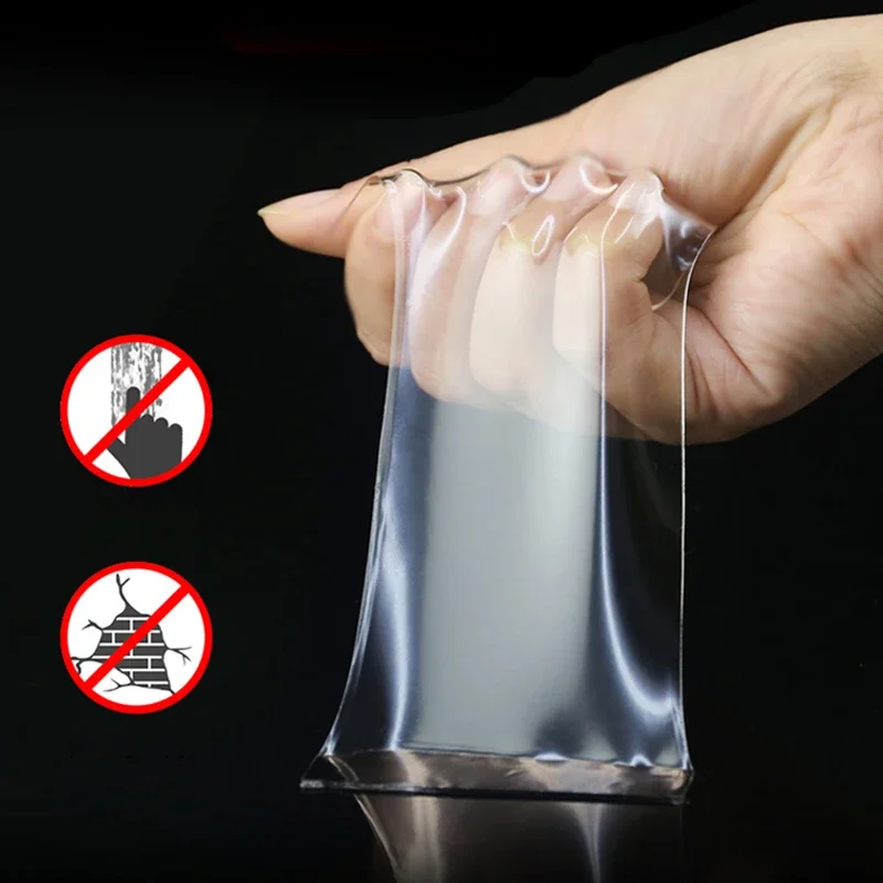 Reusable Nano Tape Double Sided Transparent Strong Adhesive Waterproof Washable Removable Grip Tape for Home Kitchen Car
