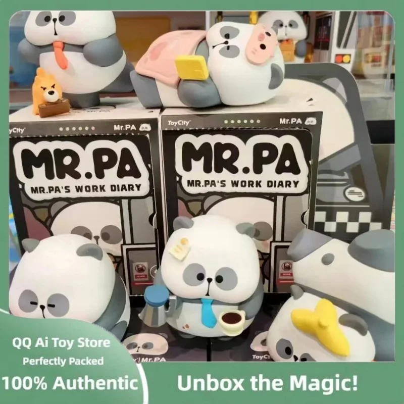 

Original Mr.Pa Work Diary Series Mystery Box Toys Confirm Style Kawaii Anime Figure Model Desktop Ornament Birthday Gifts
