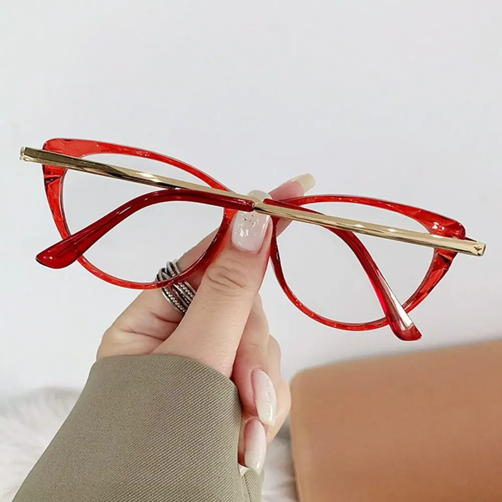 Eye Protection Anti-Blue Light Glasses Blue Ray Blocking Ultralight Round Eyeglasses Metal PC Optical Spectacle Eyeglass Office