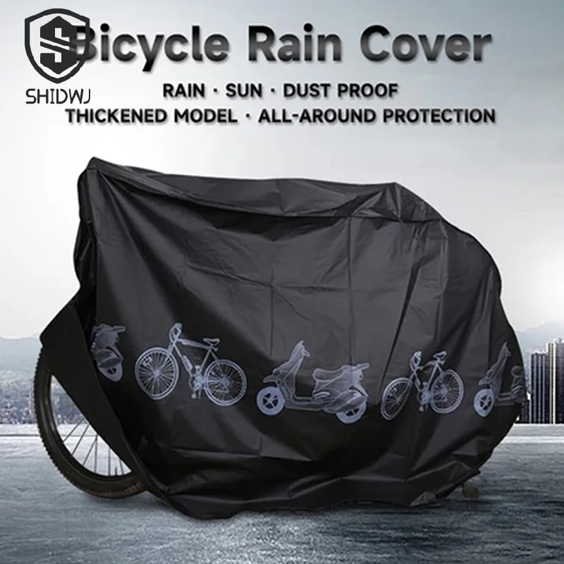 Thicken Waterproof Dust Proof Mountain Bike Cover Sun Protection Bicycle Motorcycle Cover 200*100cm
