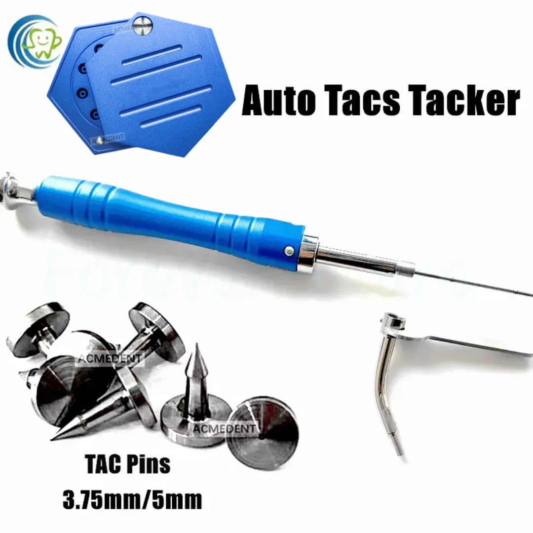 Dental GBR Bone TAC Pins Gun Tacks Membrane Guide Auto Tacks Tacker Gun Blue Color 3.75mm/5mm